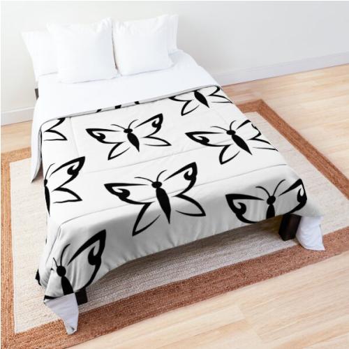 Until Dawn Hannah Butterfly Tattoo Comforter