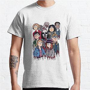 Until Dawn Wendigo Famous Horror Movie Actors Watch Suspense And Attractive Classic T-Shirt