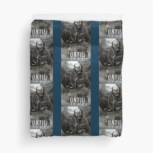 Until Dawn - Psycho Poster  Duvet Cover