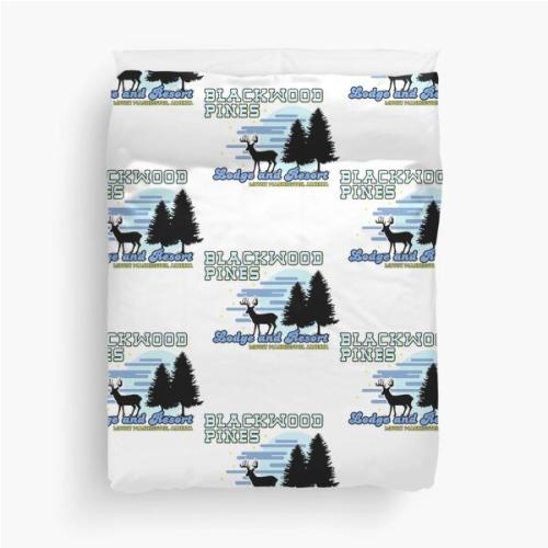 Until Dawn - Blackwood Pines Lodge Duvet Cover