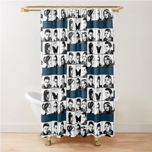 Until dawn - main characters   Shower Curtain