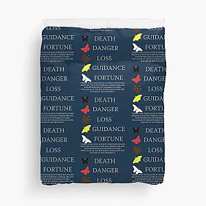 Totembutterflies meanings - until dawn  Duvet Cover