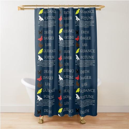 Totembutterflies meanings - until dawn  Shower Curtain