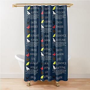Totembutterflies meanings - until dawn  Shower Curtain