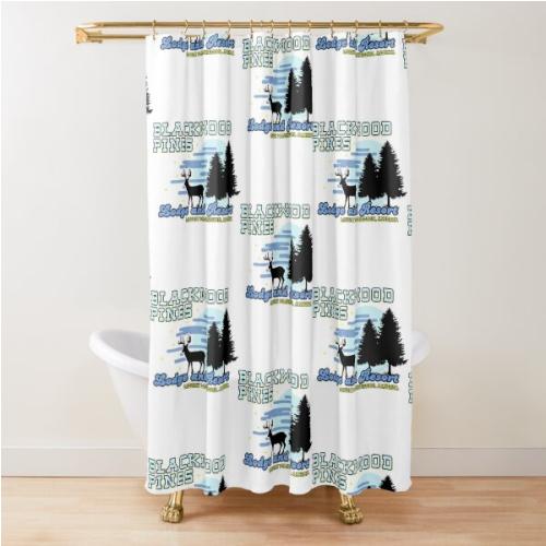 Until Dawn - Blackwood Pines Lodge Shower Curtain