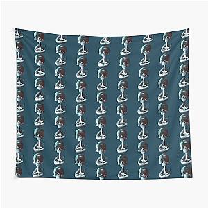 Until dawn - skull and butterflies  Tapestry