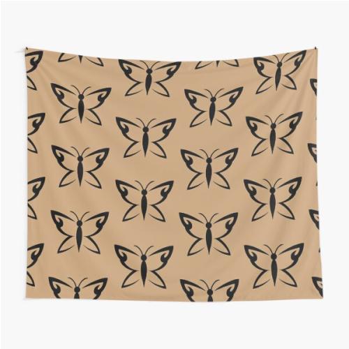 Until Dawn Hannah Butterfly Tattoo Tapestry