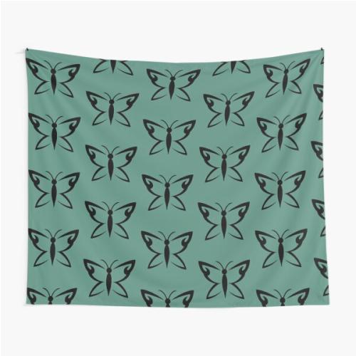 Until Dawn Hannah Butterfly Tattoo Tapestry