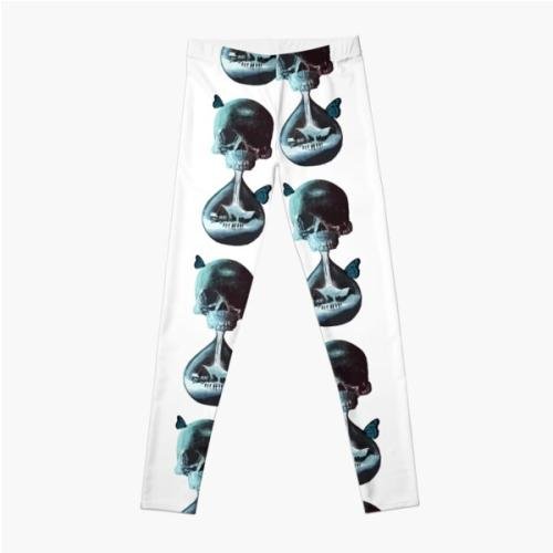 Until dawn - skull and butterflies Leggings