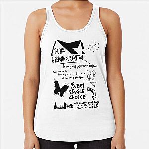 THE PAST IS BEYOND OUR CONTROL - UNTIL DAWN Racerback Tank Top