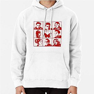 until dawn characters - red Pullover Hoodie