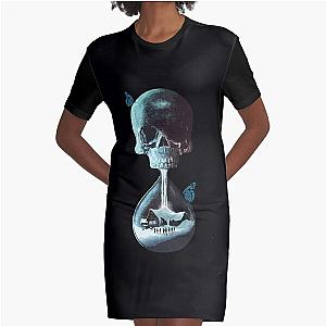Until dawn - skull and butterflies  Graphic T-Shirt Dress