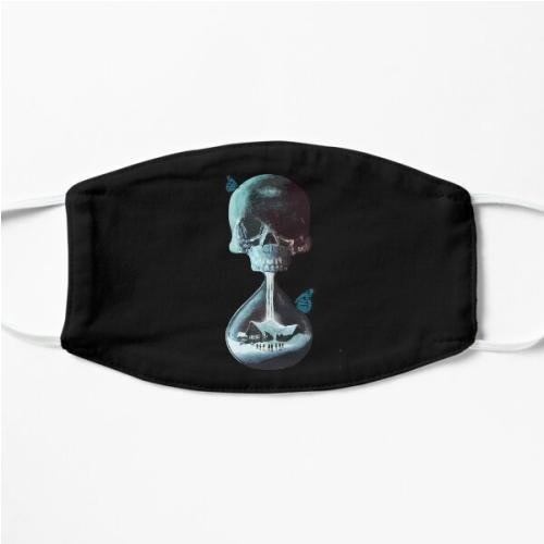 Until dawn - skull and butterflies  Flat Mask