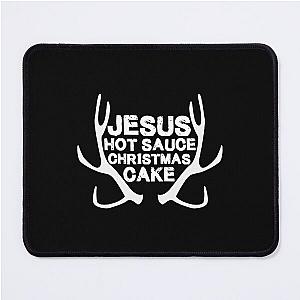 Jesus Hot Sauce Christmas Cake - Until Dawn  Mouse Pad