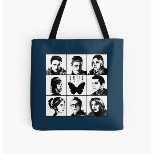 Until dawn - main characters   All Over Print Tote Bag