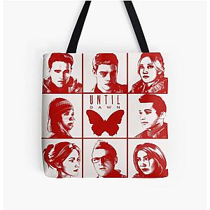 until dawn characters - red All Over Print Tote Bag