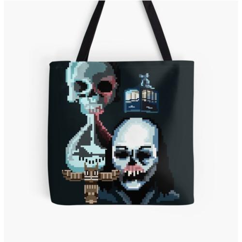 Pixel Until Dawn All Over Print Tote Bag