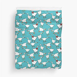 silly goose pattern Duvet Cover