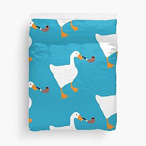 Goose Game - Sir Pipe Goose Duvet Cover