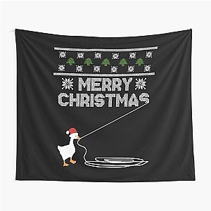 Christmas Goose Montage Tapestry