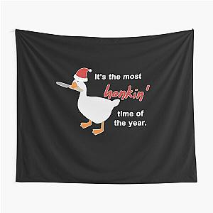 It's the Most Honkin' Time of the Year - Goose Game Tapestry