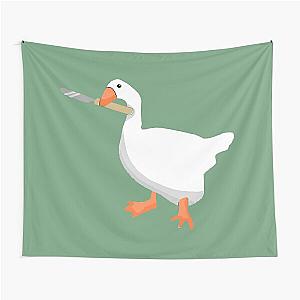 Goose with Knife - Untitled Goose Game Tapestry