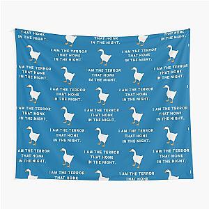 Funny Meme Goose Tapestry