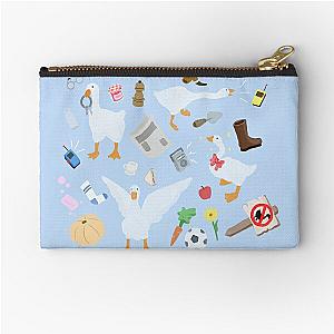 Untitled Goose Collage  Zipper Pouch