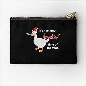 It's the Most Honkin' Time of the Year - Goose Game Zipper Pouch