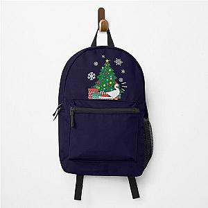 Honk Goose Around The Christmas Tree Backpack