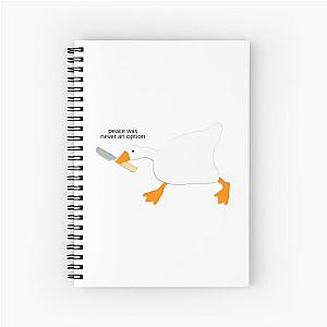 Peaceful Goose Spiral Notebook