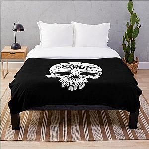 Unus Annus Bedding Sets - Unus Annus Skull White Throw Blanket RB0906