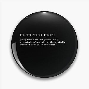 Unus Annus Memento Mori Pin