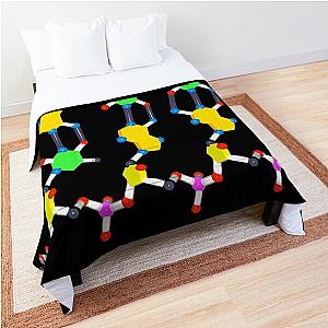 DNA Unwound Landscape Comforter