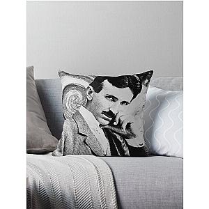 Tesla Unwound Throw Pillow