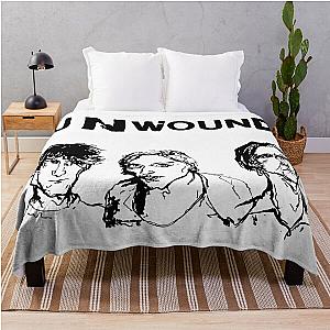 Unwound Band Members Throw Blanket