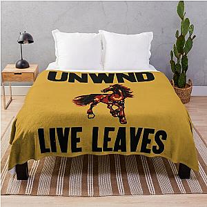 Unwound UNWND Live Leaves Throw Blanket