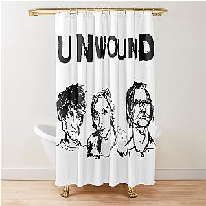 Unwound Band Members Shower Curtain