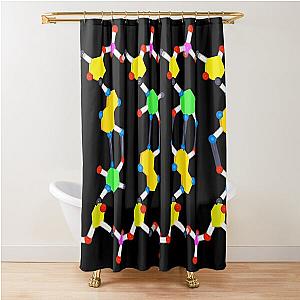 DNA Unwound Landscape Shower Curtain