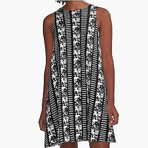 Unwound Repetition A-Line Dress