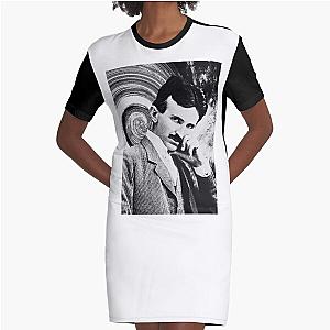 Tesla Unwound Graphic T-Shirt Dress