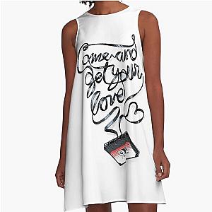 Mix Tape Unwound A-Line Dress