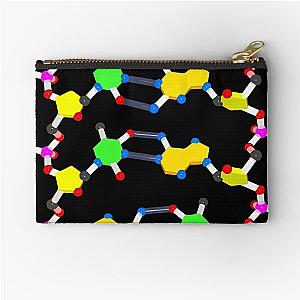 DNA Unwound Portrait Zipper Pouch