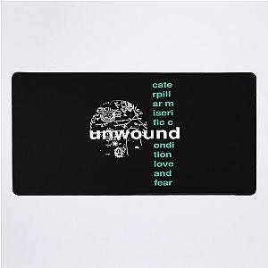 Unwound Caterpillar Miserific Condition Love And Fear Desk Mat