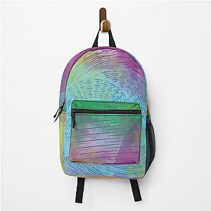 Unwound labyrinth abstract art Backpack