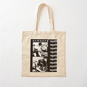 Unwound Repetition Cotton Tote Bag