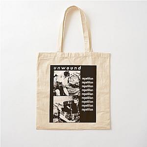 Unwound Repetition Cotton Tote Bag