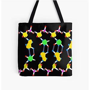 DNA Unwound Landscape All Over Print Tote Bag