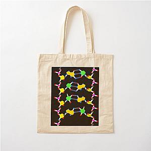 DNA Unwound Portrait Cotton Tote Bag