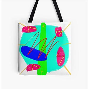 Unbound Unwound Clock All Over Print Tote Bag